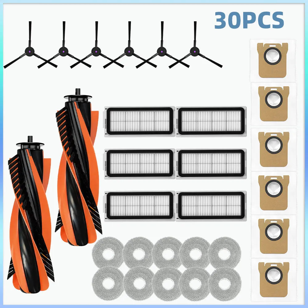 Compatible For JONR P20 Pro / T5 Pro Robot Vacuum Cleaner Spare Parts Main Side Brush Filters Mop Pad Replacement Accessories