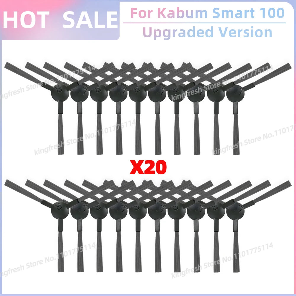 Fit For ( Kabum Smart 100 KBSF007 Nedis WIFIVCR001CBK Nedis WIFIVCB01 ) Vacuum Parts Side Brush FIlter Mop Cloth Rubber Strip