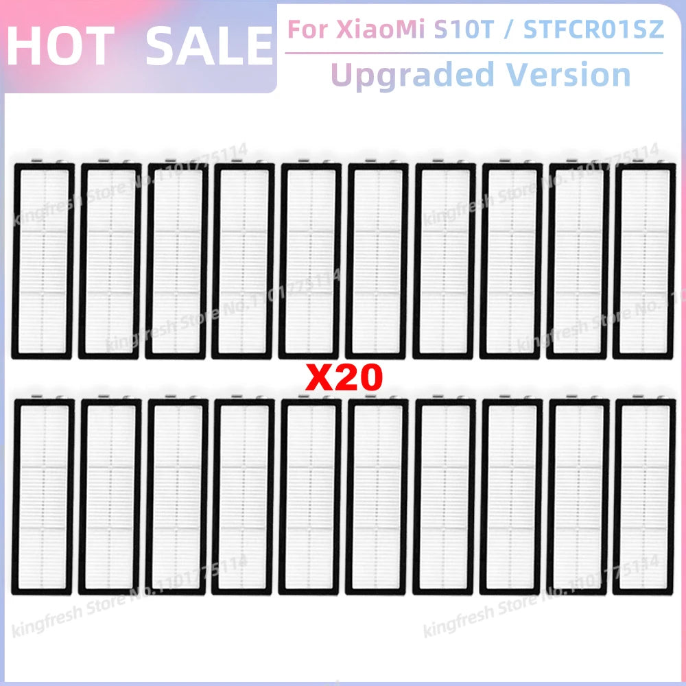 Compatible For XiaoMi Robot Vacuum S10T STFCR01SZ Replacement Spare Parts Accessories Roller Side Brush Hepa Filter Mop Cloth