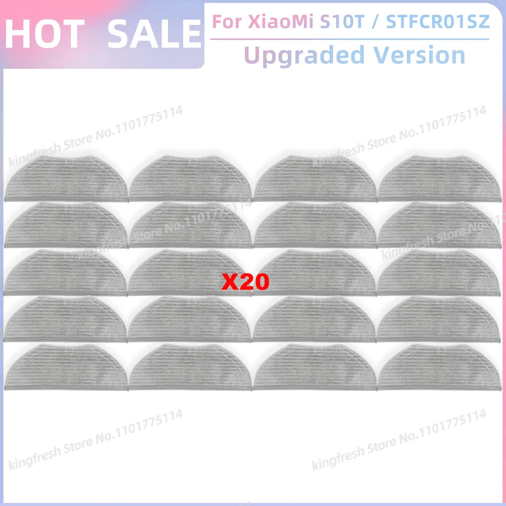 Compatible For XiaoMi Robot Vacuum S10T STFCR01SZ Replacement Spare Parts Accessories Roller Side Brush Hepa Filter Mop Cloth