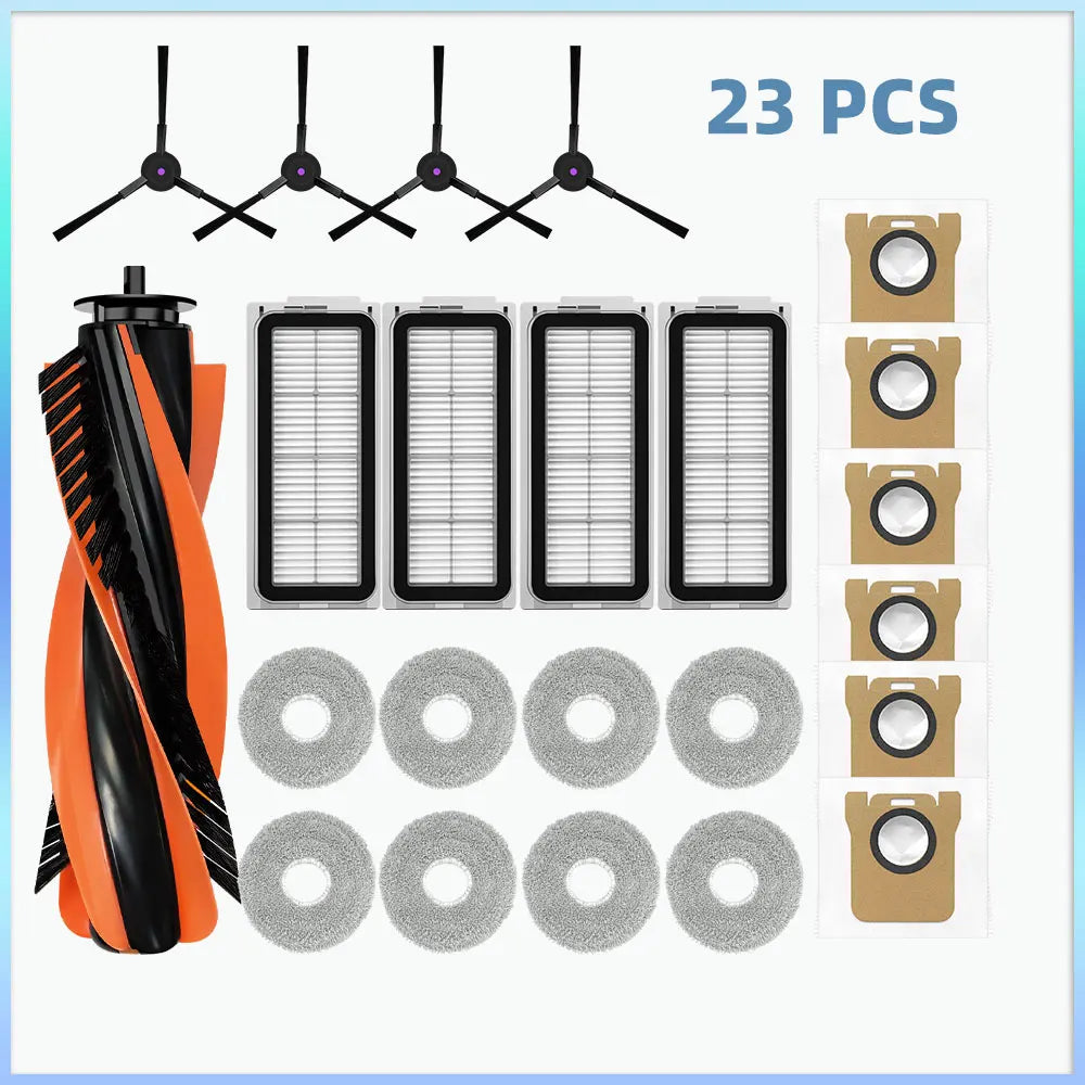 Compatible For JONR P20 Pro / T5 Pro Robot Vacuum Cleaner Spare Parts Main Side Brush Filters Mop Pad Replacement Accessories