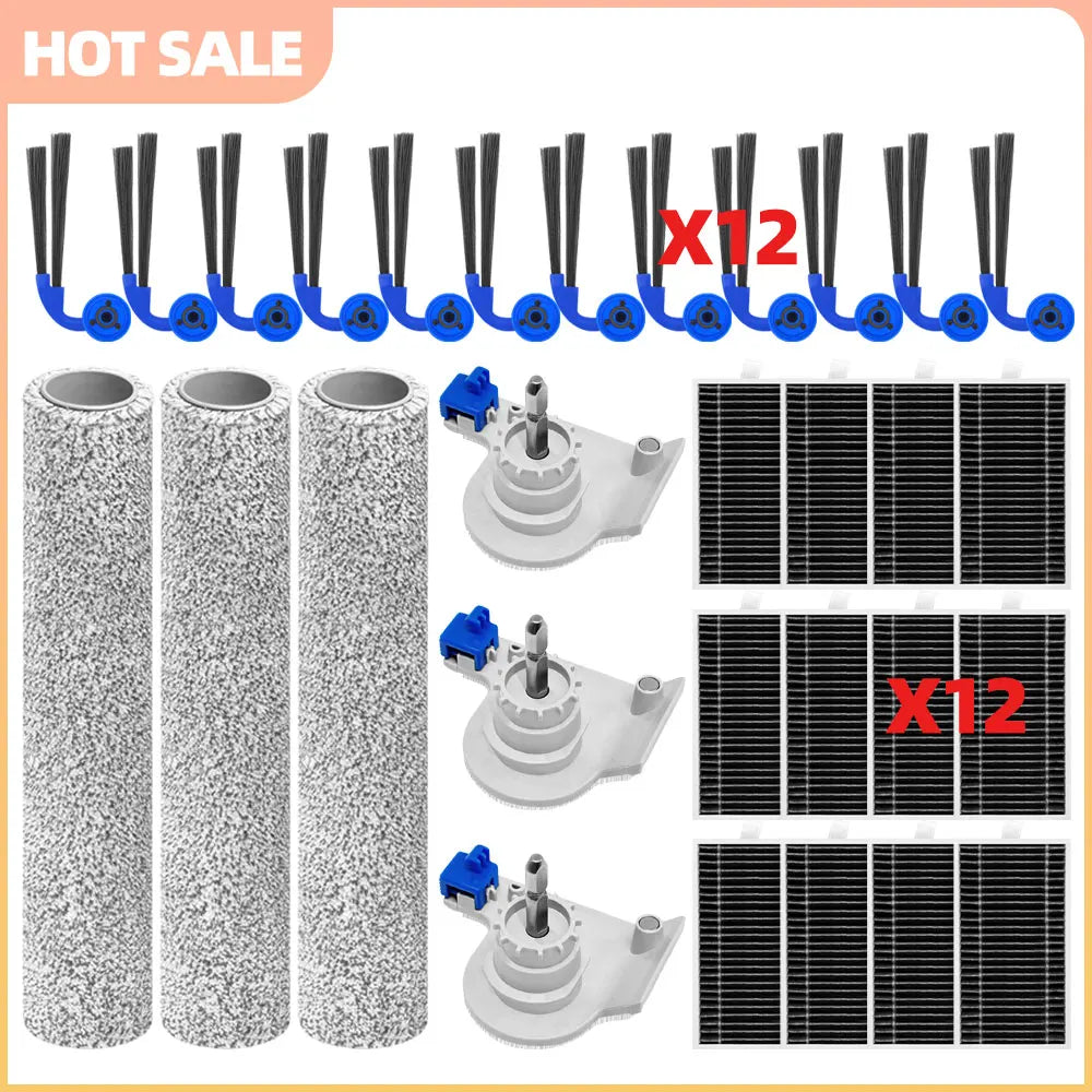 Fit For ECOVACS Deebot X12 OmniCyclone /X12S OmniCyclone Main Side Brush Filter Roller Mop Handle Replacement Accessories