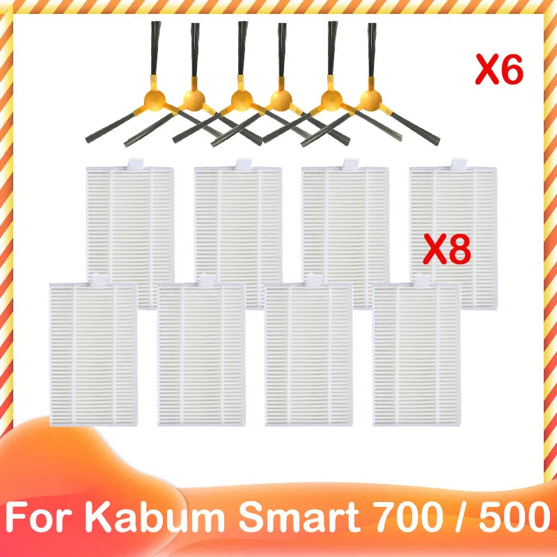 Compatible For Kabum Smart 700 / 500 / Blaupunkt Bluebot XBOOST / XPRO Main Side Brush Hepa Filter Mop Cloth Accessories Parts