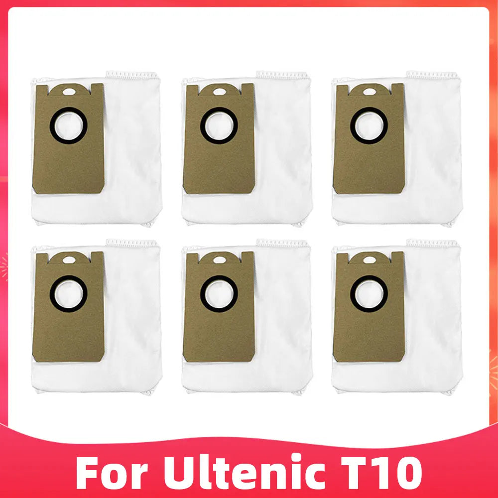 Fit For Ultenic T10 Self-Empty Robot Vacuum Replacement Spare Parts Accessories Main Brush Side Brush Hepa Filter Mop Dust Bag