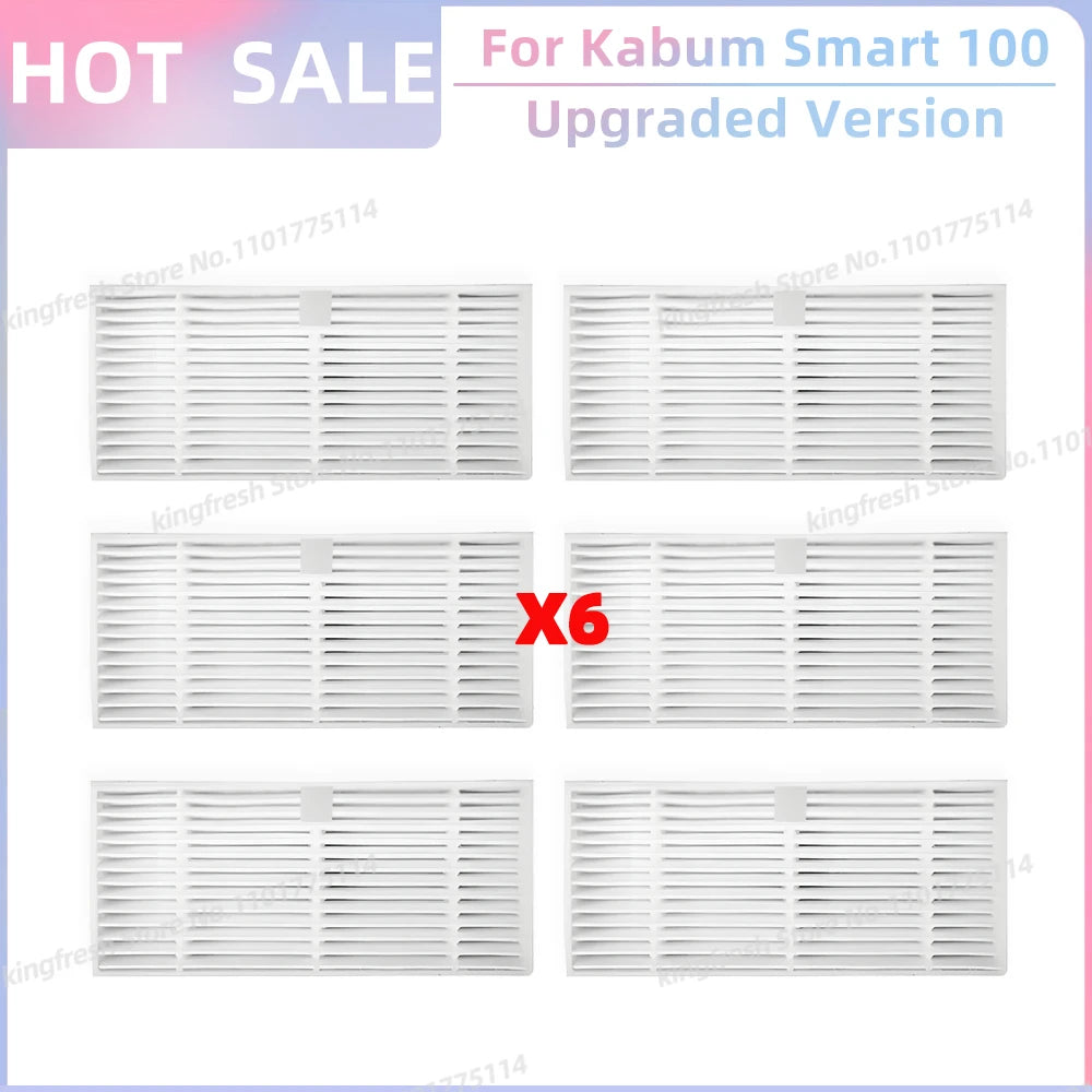 Fit For ( Kabum Smart 100 KBSF007 Nedis WIFIVCR001CBK Nedis WIFIVCB01 ) Vacuum Parts Side Brush FIlter Mop Cloth Rubber Strip