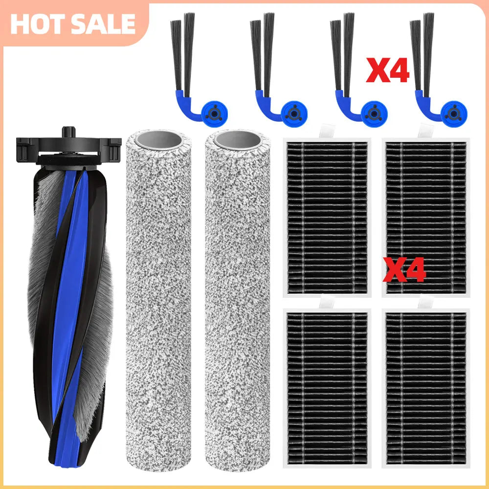 Fit For ECOVACS Deebot X12 OmniCyclone /X12S OmniCyclone Main Side Brush Filter Roller Mop Handle Replacement Accessories