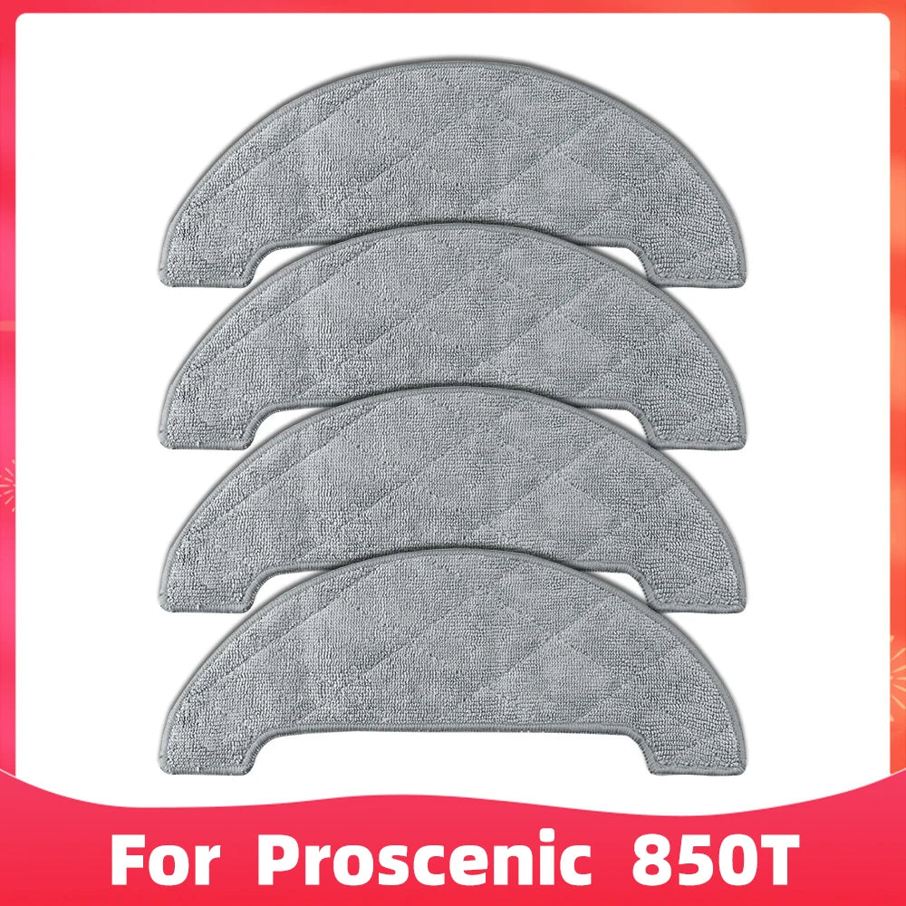 Fit for Proscenic 850T / 850P Roller Side Brush Hepa Filter Mop Rag Robot Vacuum Cleaner Spare Parts Accessories Kit