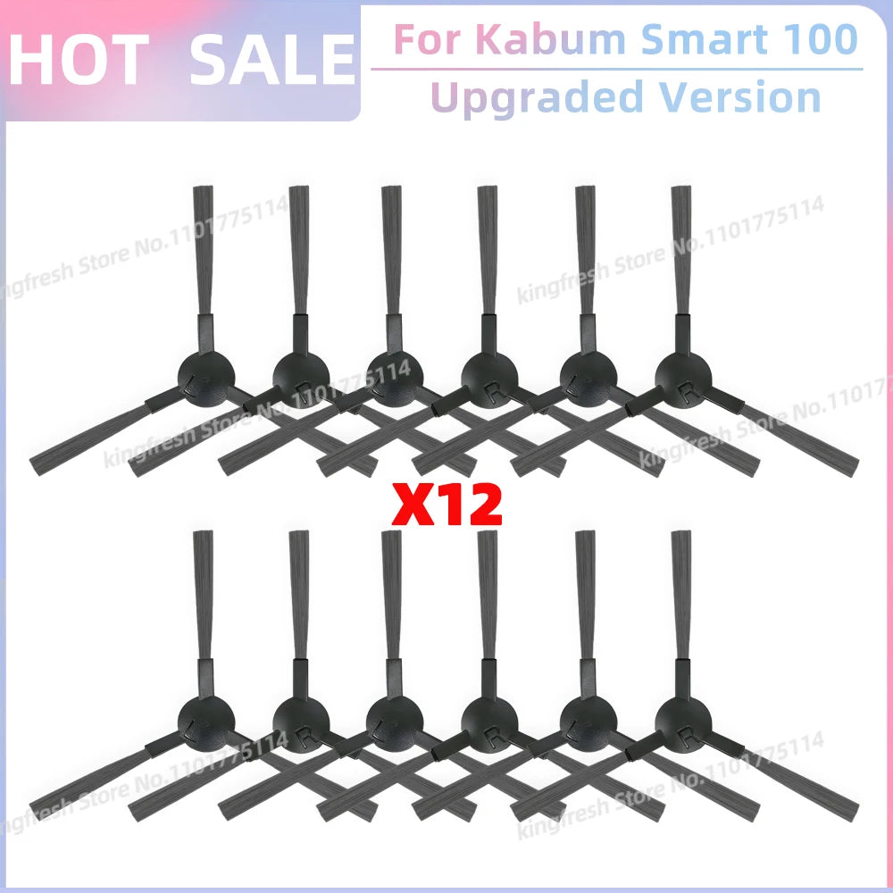 Fit For ( Kabum Smart 100 KBSF007 Nedis WIFIVCR001CBK Nedis WIFIVCB01 ) Vacuum Parts Side Brush FIlter Mop Cloth Rubber Strip