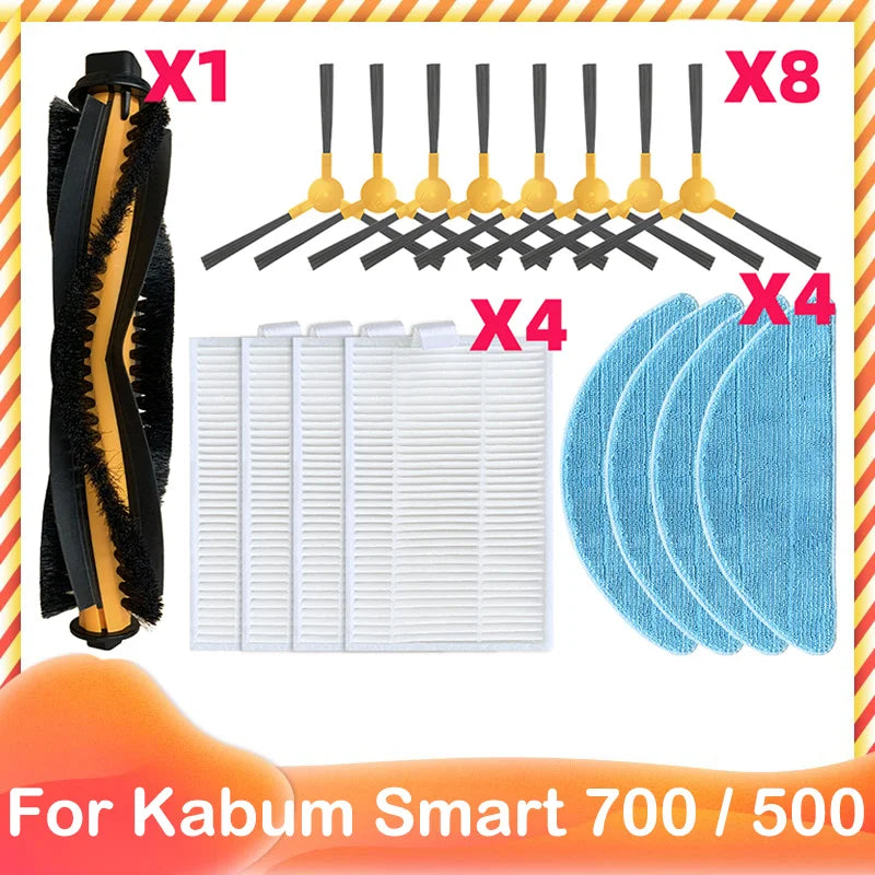 Compatible For Kabum Smart 700 / 500 / Blaupunkt Bluebot XBOOST / XPRO Main Side Brush Hepa Filter Mop Cloth Accessories Parts