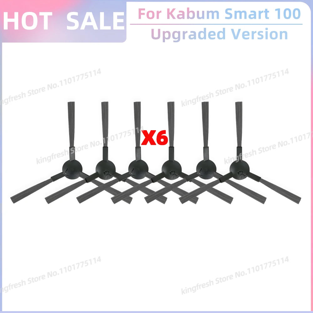 Fit For ( Kabum Smart 100 KBSF007 Nedis WIFIVCR001CBK Nedis WIFIVCB01 ) Vacuum Parts Side Brush FIlter Mop Cloth Rubber Strip