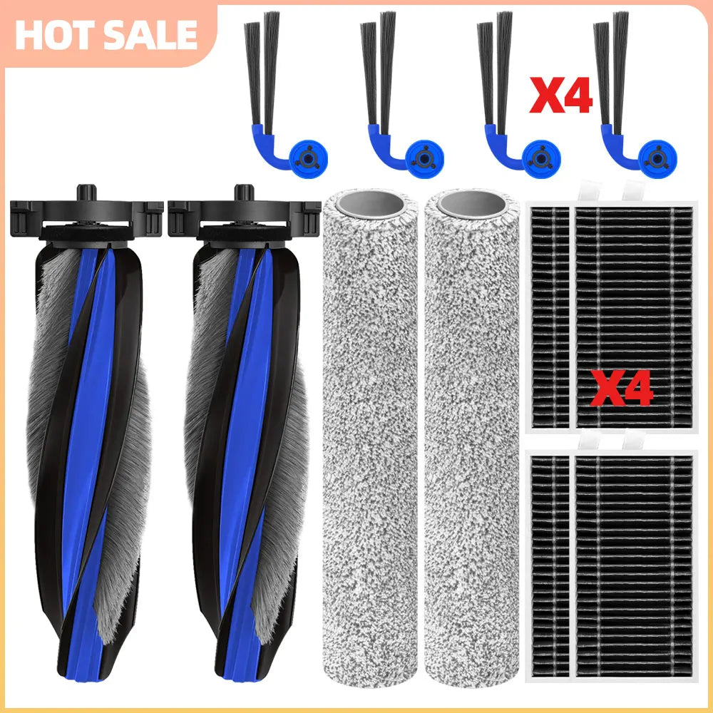 Fit For ECOVACS Deebot X12 OmniCyclone /X12S OmniCyclone Main Side Brush Filter Roller Mop Handle Replacement Accessories