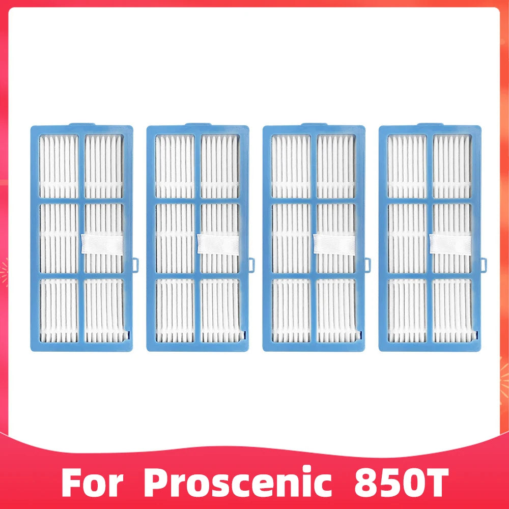 Fit for Proscenic 850T / 850P Roller Side Brush Hepa Filter Mop Rag Robot Vacuum Cleaner Spare Parts Accessories Kit