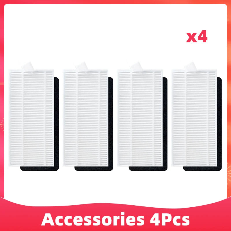 Replacement For Cecotec Conga 1090 1790 Titanium Ultra Robot Vacuum Spare Parts Accessories Main Side Brush Hepa Filter Mop Rag