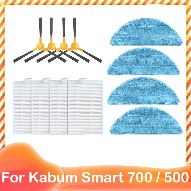 Compatible For Kabum Smart 700 / 500 / Blaupunkt Bluebot XBOOST / XPRO Main Side Brush Hepa Filter Mop Cloth Accessories Parts