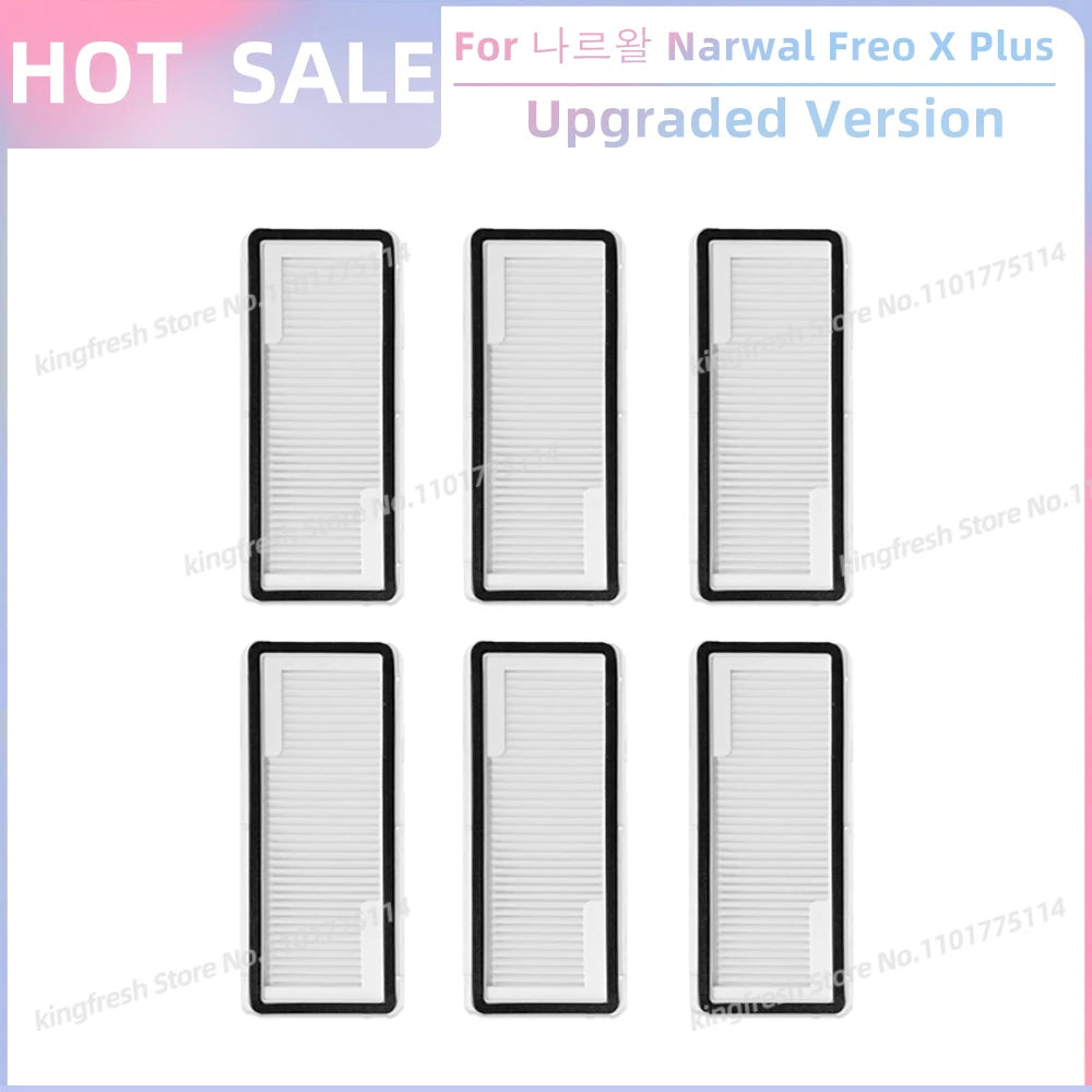 Fit For 나르왈 Narwal Freo X Plus Robot Vacuum Parts Main Roller Side Brush Hepa Filter Mop Pad Dust Bag Replacement Accessories