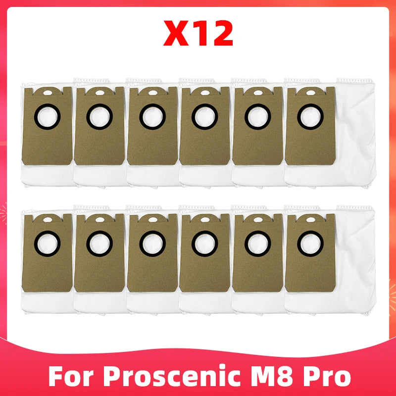Fit For ( Proscenic M8 Pro / Ultenic D7 ) Part Accessories Main Side Brush Hepa Filter Mop Dust Bag Robot Vacuum Cleaner Kit