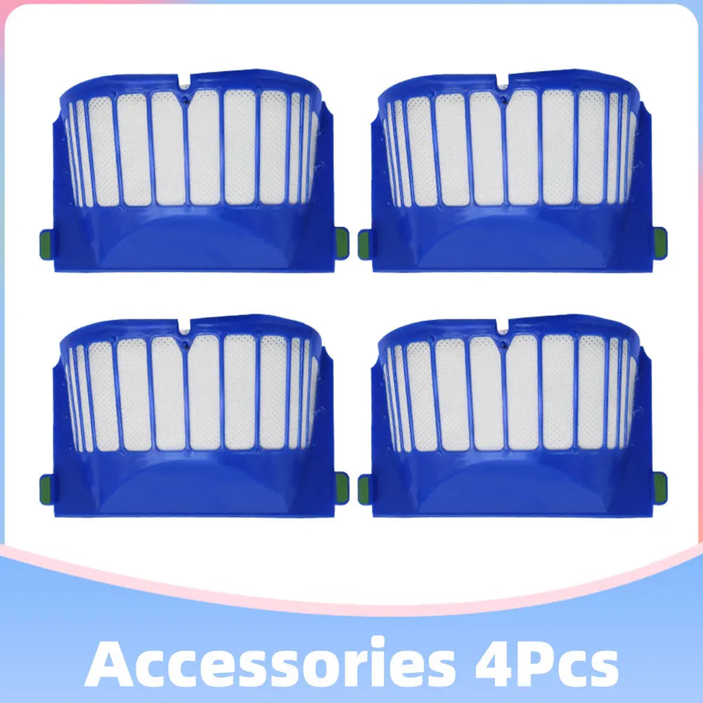 Fit For iRobot Roomba Serie 600 605 614 620 660 630 631 650 651 655 660 671 680 691 692 694 697 698 585 595 Parts Filter Brush
