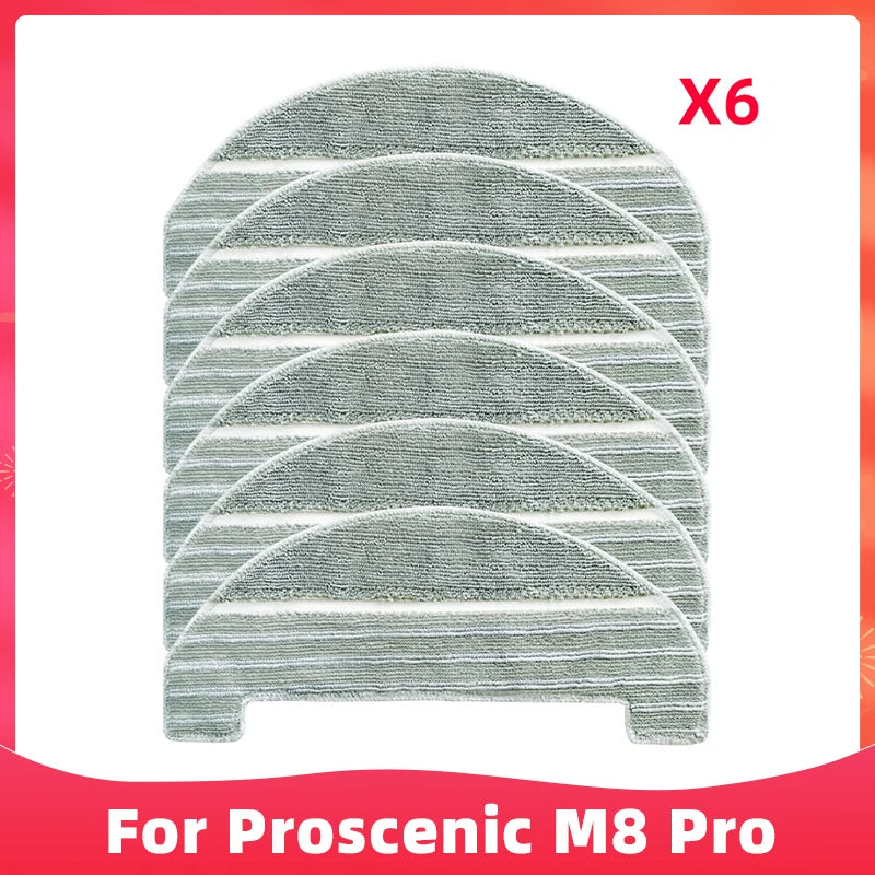 Fit For ( Proscenic M8 Pro / Ultenic D7 ) Part Accessories Main Side Brush Hepa Filter Mop Dust Bag Robot Vacuum Cleaner Kit