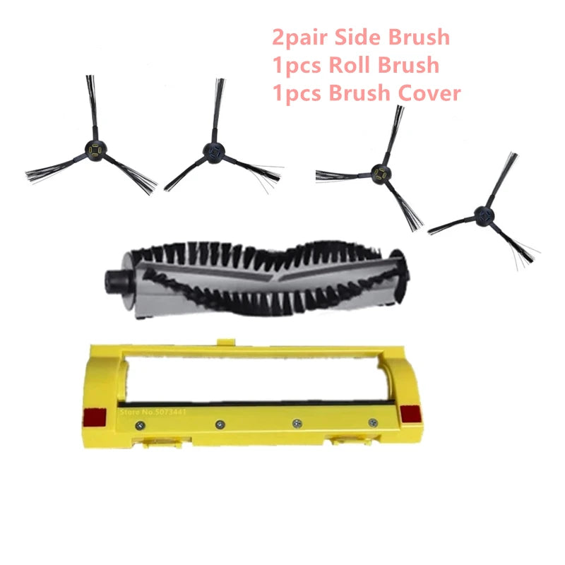 New Robot Roll Brush Cover Side Brush for ILIFE A80 Plus Rob