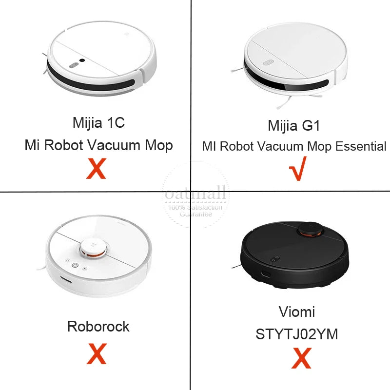 2PC For Xiaomi MI Robot Vacuum-Mop Essential / MIJIA G1 MJST