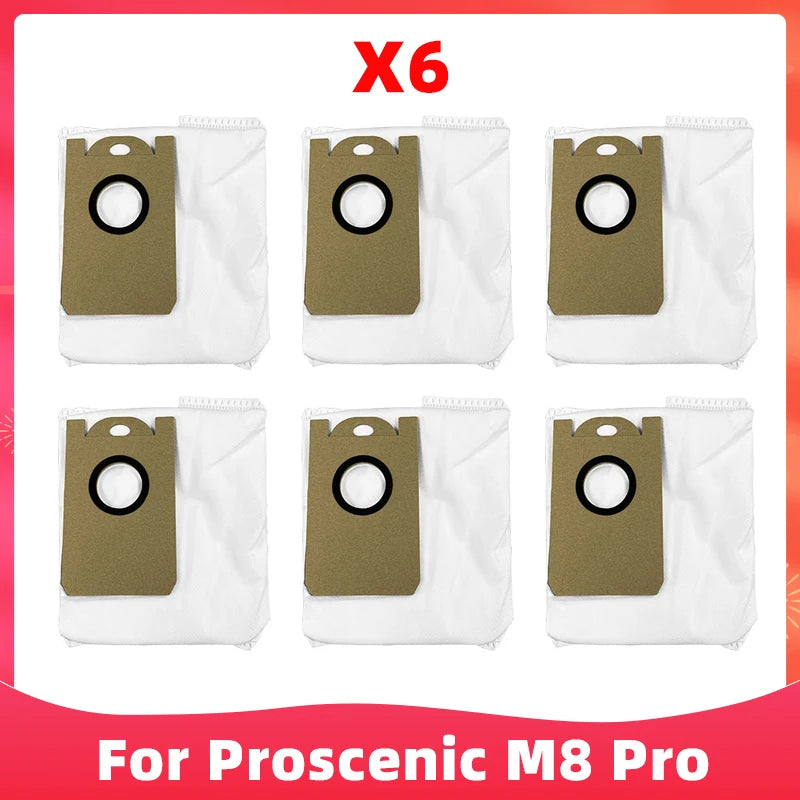 Fit For ( Proscenic M8 Pro / Ultenic D7 ) Part Accessories Main Side Brush Hepa Filter Mop Dust Bag Robot Vacuum Cleaner Kit