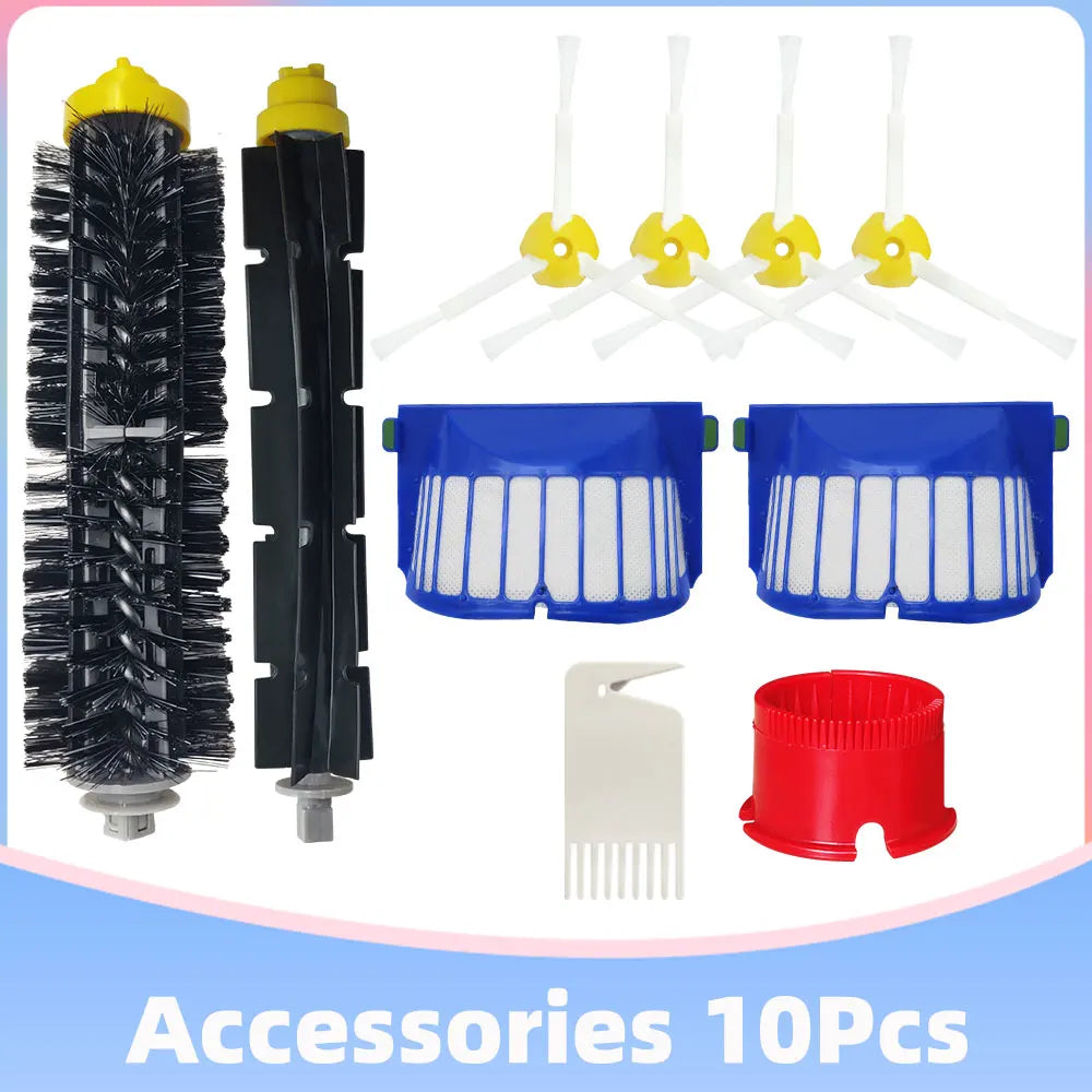 Fit For iRobot Roomba Serie 600 605 614 620 660 630 631 650 651 655 660 671 680 691 692 694 697 698 585 595 Parts Filter Brush