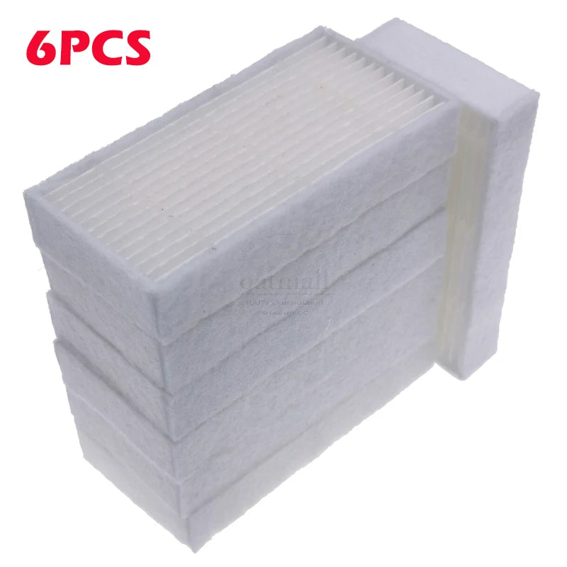 6PCS Sponge Hepa Filter 4PCS Side Brush Robot Vacuum Cleaner