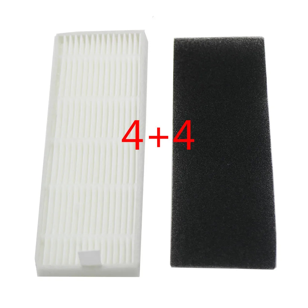 4set of HEPA filter filter cotton for new products ilife A4s A6 A4 A40 /Ecovas DN621 X620 robot replacement filter vacuum
