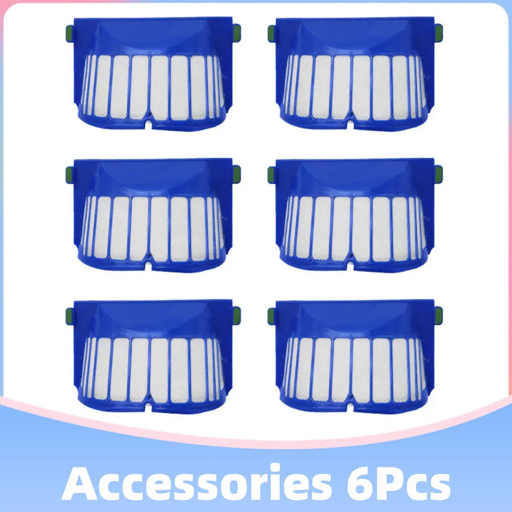 Fit For iRobot Roomba Serie 600 605 614 620 660 630 631 650 651 655 660 671 680 691 692 694 697 698 585 595 Parts Filter Brush