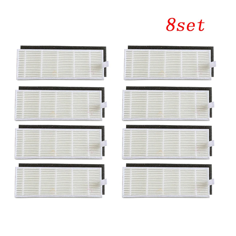 4set of HEPA filter filter cotton for new products ilife A4s A6 A4 A40 /Ecovas DN621 X620 robot replacement filter vacuum