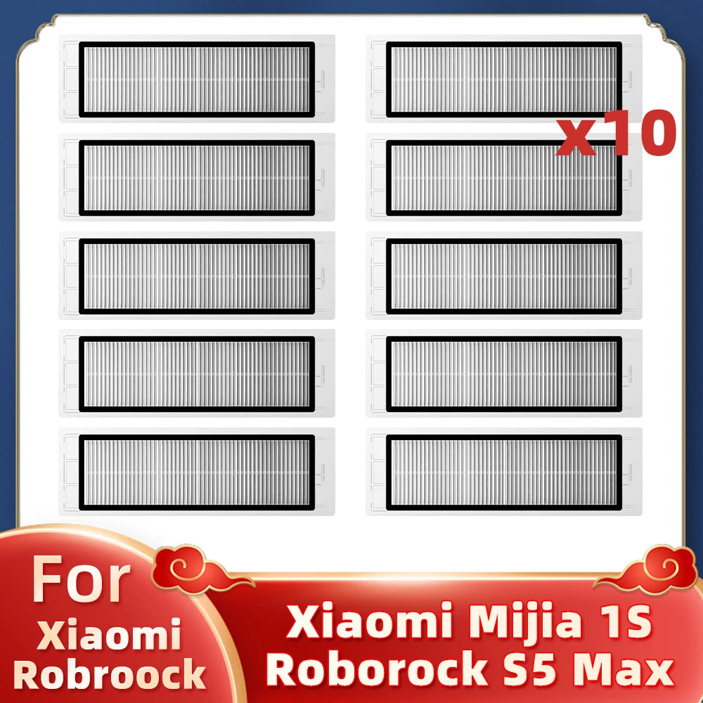 Fit For Xiaomi Mi Robot Vacuum Cleaner 1 / 1S SDJQR01RR SDJQR02RR Roborock E2 E3 E4 E5 S4 Max S5 Main Side Brush Filter