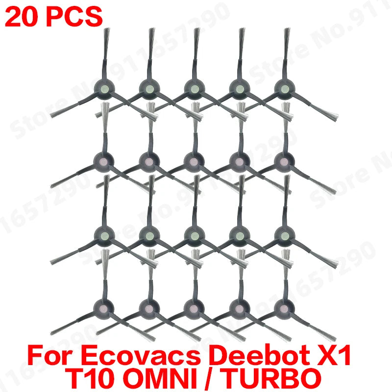 For Ecovacs Deebot X1/ T10 OMNI / TURBO Spare Parts Mop Dust Bag Hepa Filter Main Side Brush Dustbin Accessories