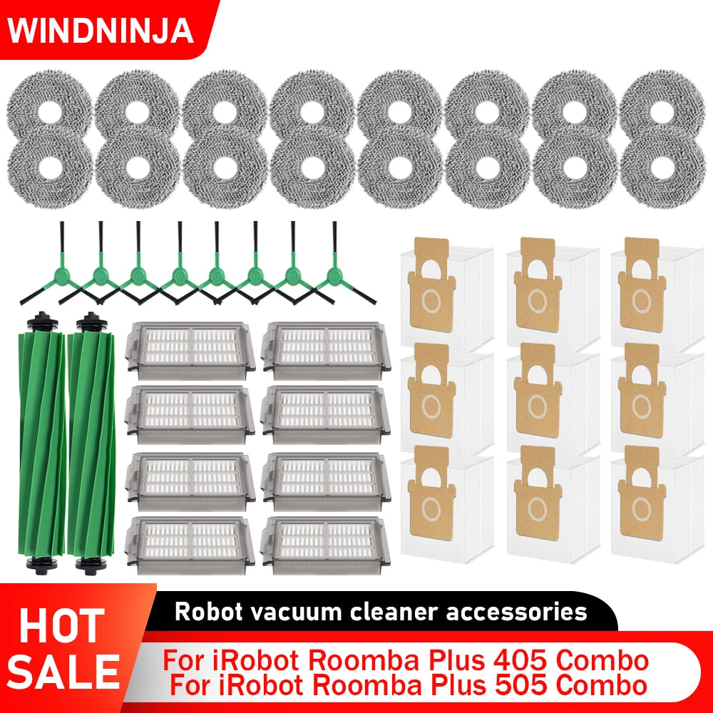 For IRobot Roomba Plus 505 Combo Plus 405 Combo Main Roller 