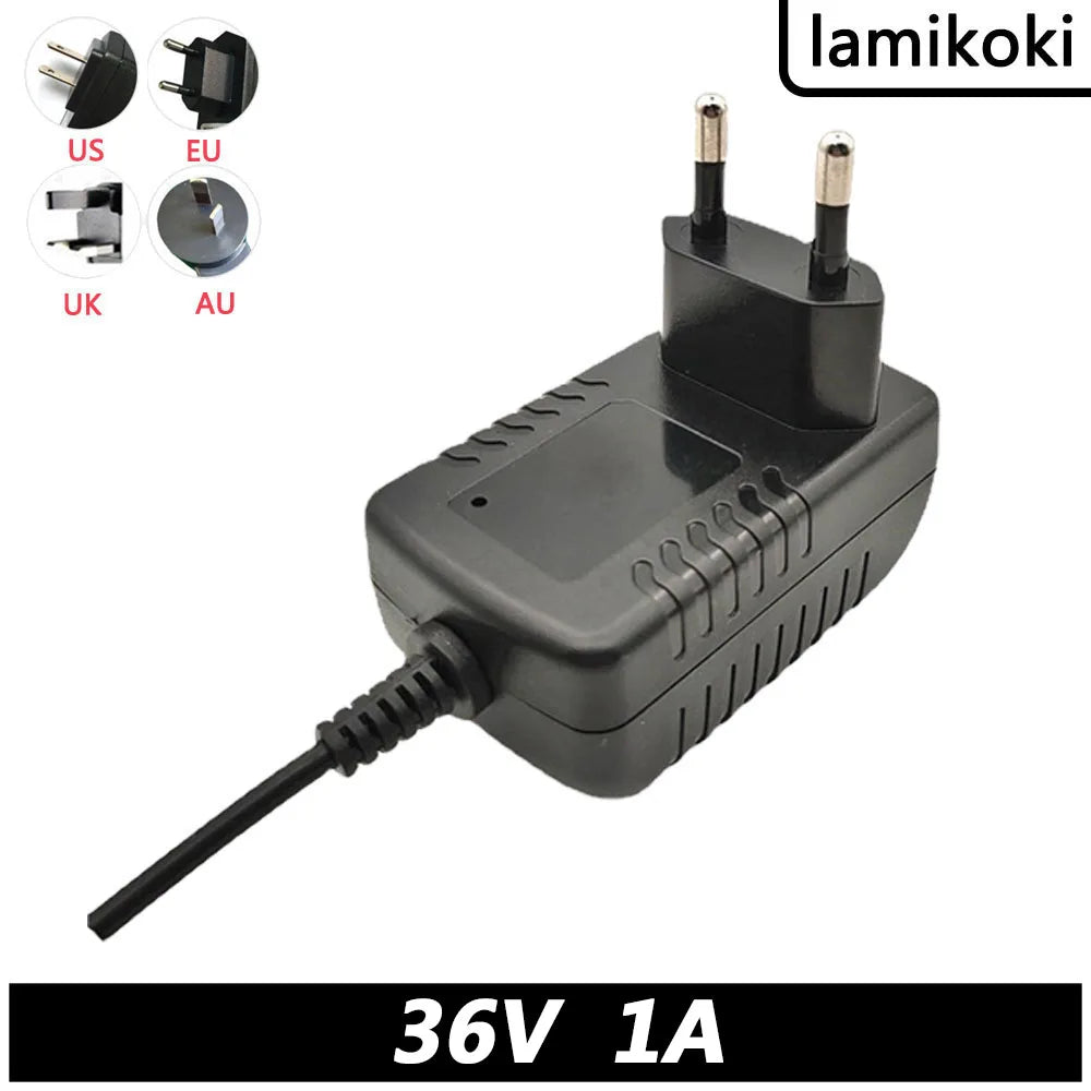 Universal Power Supply 36 Volt 1A AC/DC 100V-240V Converter 