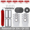 Roborock QV 35A / QV 35S Robot Vacuum Cleaner Accessories Main Side Brush Mop Cloth Hepa Filter Dust Bag Replacement Spare Parts