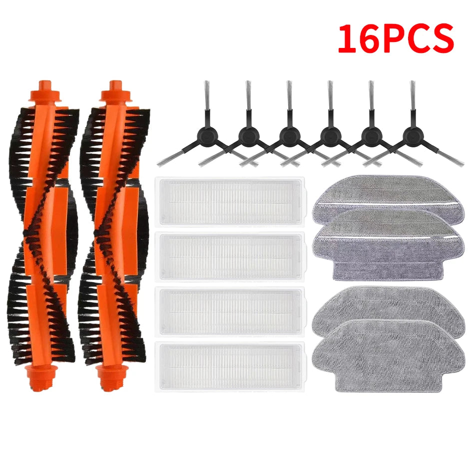 For Xiaomi Mijia Robot Vacuum Mop 2S 3C Mi Robot Vacuum Mop P Accessories Mop Cloths Main Side Brush XMSTJQR2S STYJ02YM