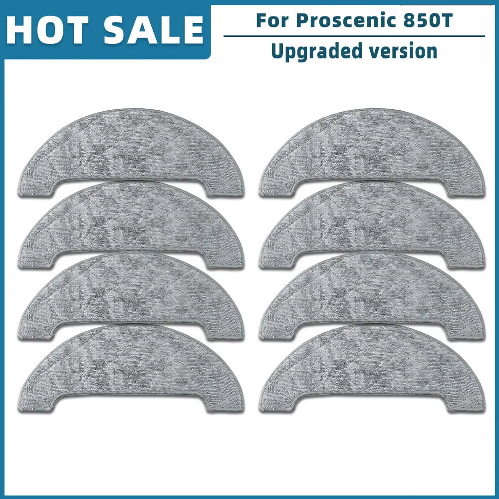 Replacement Accessories For Proscenic 850T Robot Vacuum Cleaner Spare Parts Main Side Brush Filter Hepa Mop Rag Brush Cover