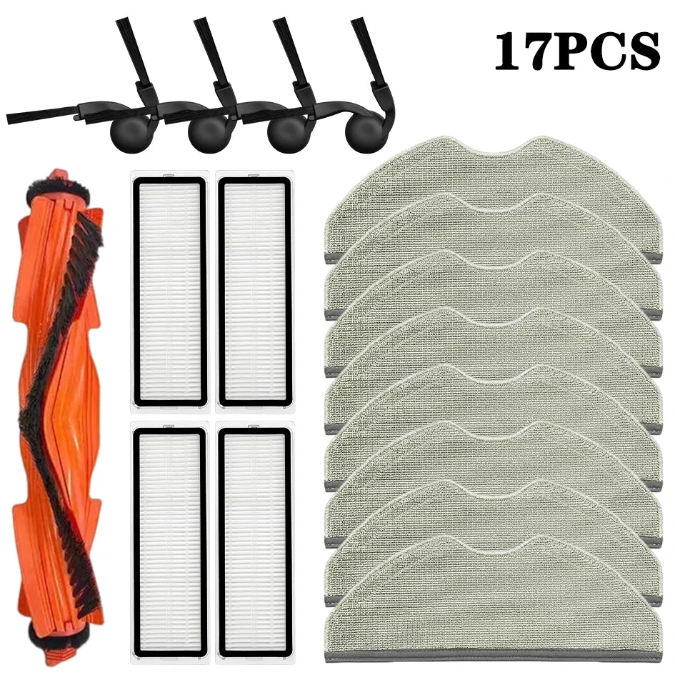 For Xiaomi S40 / OV81 Robot Vacuum Spare Parts Consumables Main Side Brush Hepa Filter Mop Cloth Accessories