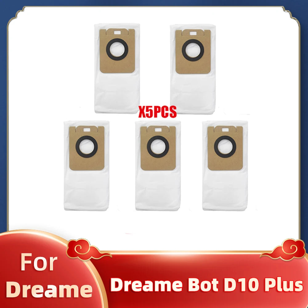 Replacement For Xiaomi Dreame Bot D10 Plus RLS3D Robot Vacuum Cleaner Main Brush Side Brush Hepa Filter Mop Dust Bag Spare Parts