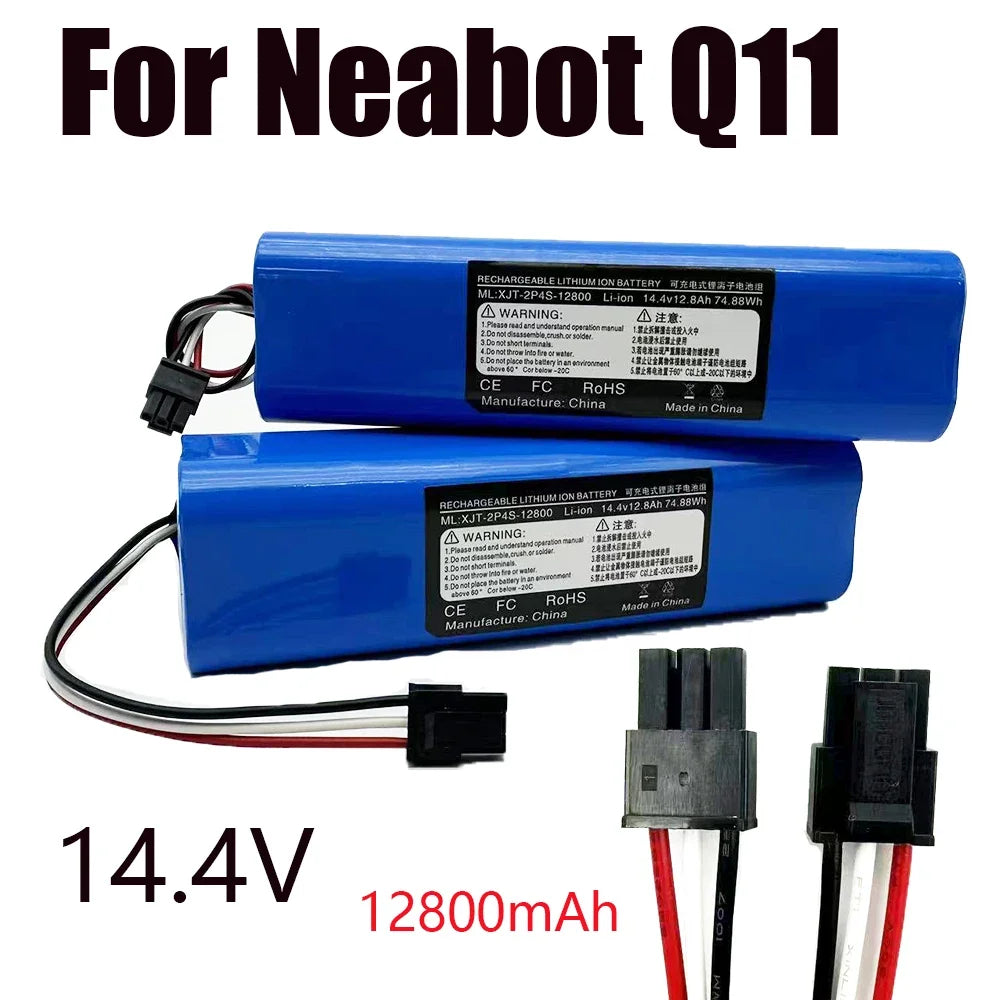 2025 12800mAh Rechargeable Li-ion Battery for Neabot Robotic