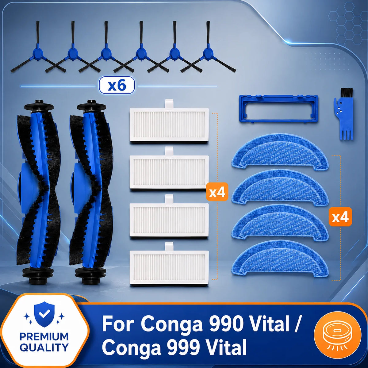 Replacement For Cecotec Conga 990 Vital / Conga 999 Vital Ro
