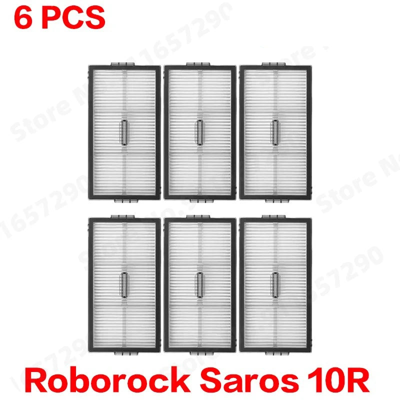 Roborock Saros 10R Spare Parts Main Side Brush HEPA Filter Mop Cloth Dust Bag Accessories Robot Vacuums Kit