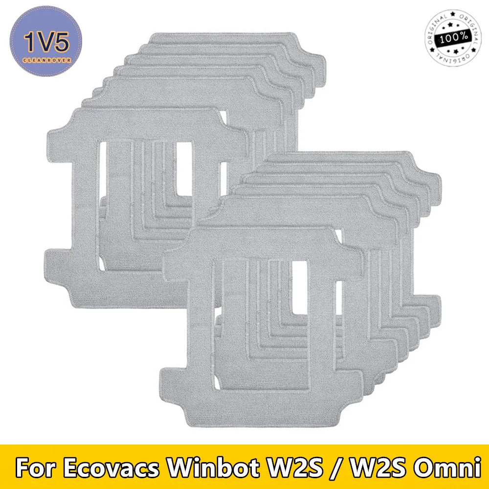 Cleaning Pads For Ecovacs Winbot W2S / W2S Omni Compatible W