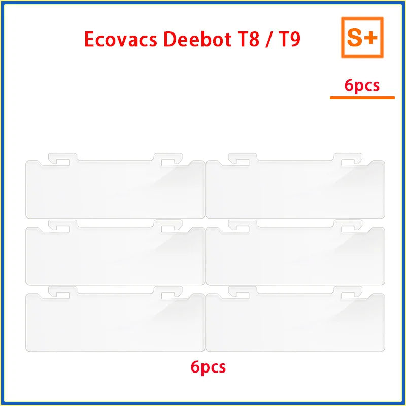 For ECOVACS Deebot T9 AIVI T8 AIVI N8 Pro dust bag Parts Main Side Brush HEPA Filter Robot Vacuum Cleaner Replacement Accesories