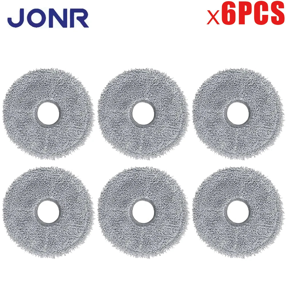 Spare Parts For JONR P20 PRO/T5 Pro Robot Vacuum Cleaner Main Side Brush Hepa Filter Mop Cloth Mop Pad Dust Bag Replacement