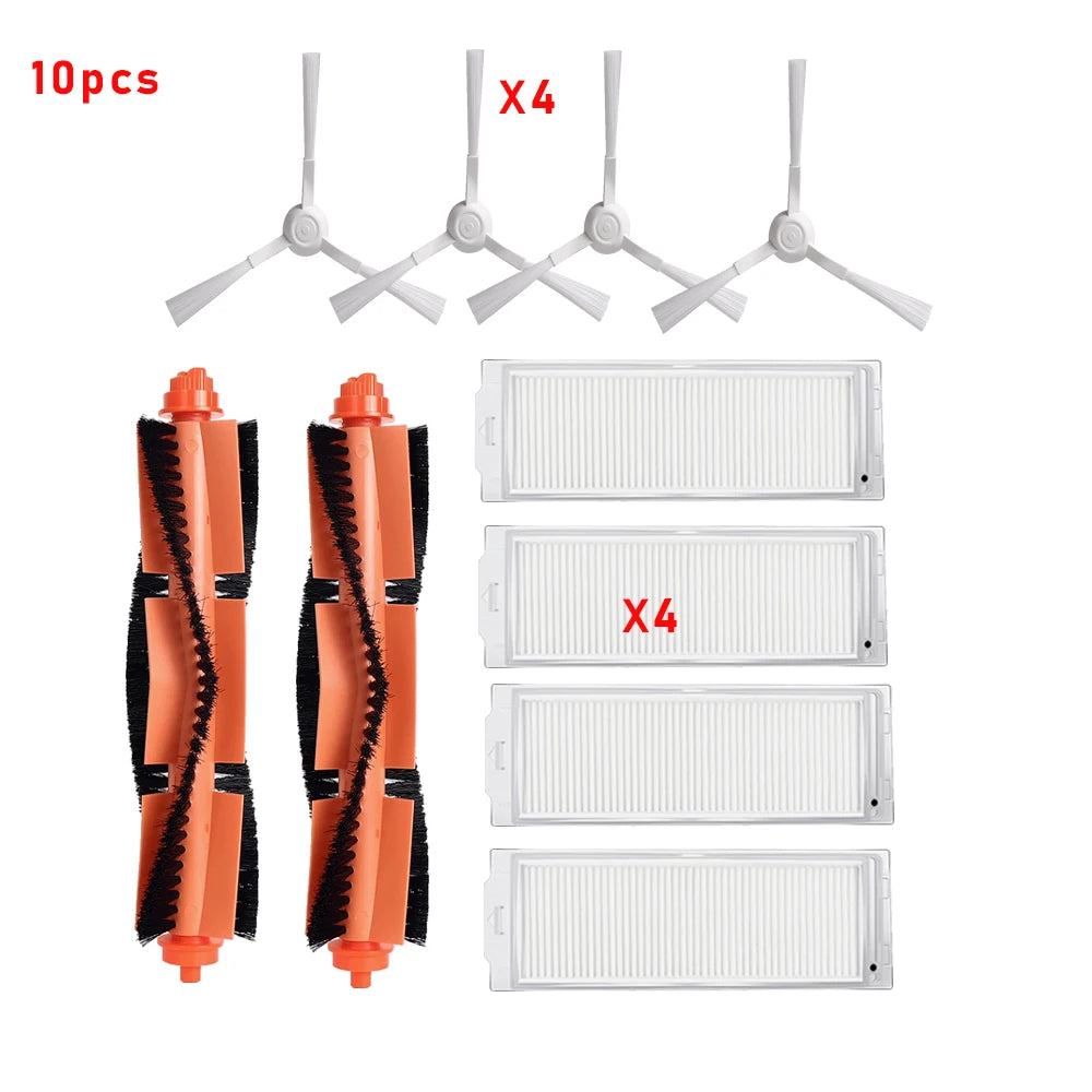 For Xiaomi Robot Vacuum S10 S12 T12 B106GL 3C and Mop 2S Accessories Main Side Brush Mop Cloth Filters Vacuum Cleaner Parts