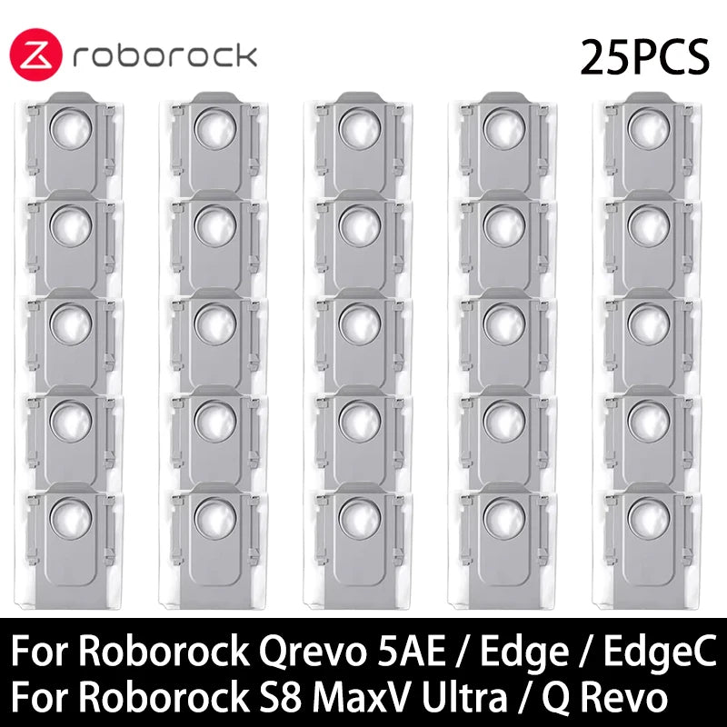 For Roborock Qrevo 5AE / S8 MaxV Ultra / Q Revo / Q Revo MaxV / Q Revo S / Curv / Saros 10 Robot Vacuum Dust Bags Accessories
