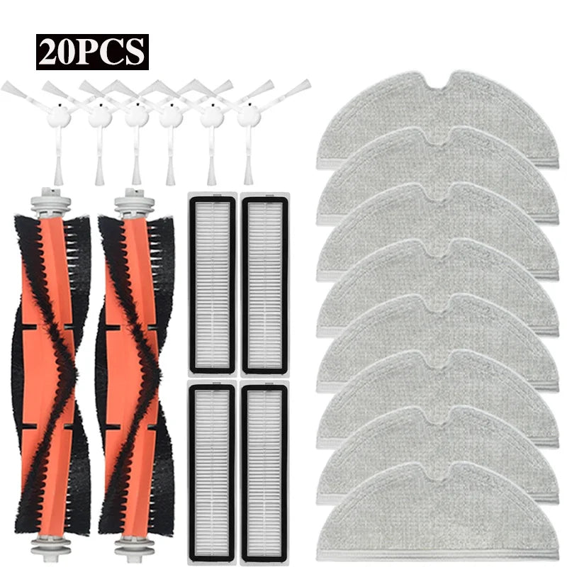 Dreame D9 D9 Max L10 Pro Robot Vacuum Spare Parts Consumables Main Side Brush Hepa Filter Mop Cloth Accessories