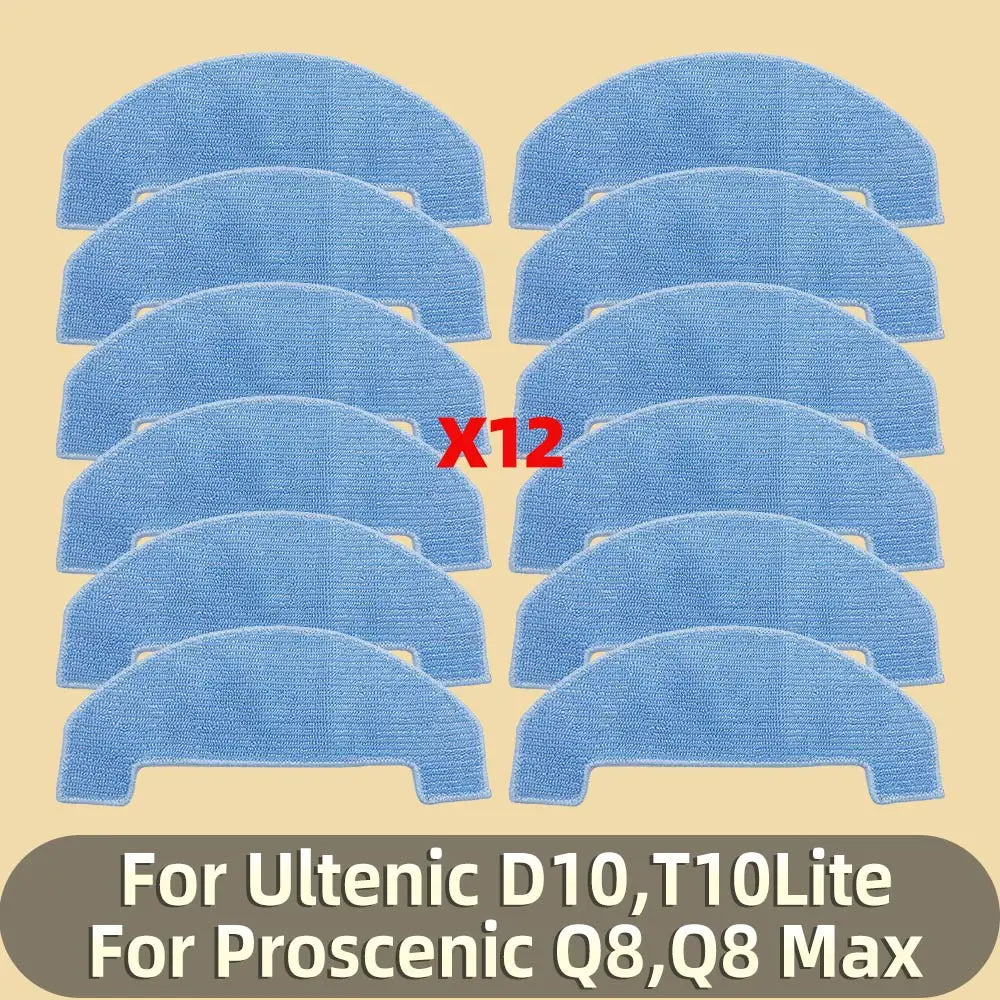 Accessories Fit For ( Ultenic D10 T10Lite Proscenic Q8 Q8 Max ) Vacuum Robot Main Roller Side Brush Mop Pad Filter Hepa Parts