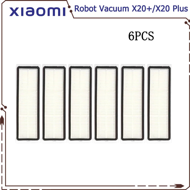 For Xiaomi Robot Vacuum X20 Plus Parts Accessories Main Side Brush Hepa Filter Mop Cloth Dust Bag Replacement